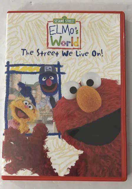 Sesame Street Elmos World The Street We Live On Dvd Free Ship