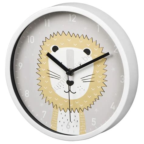 Hama Horloge Murale Enfant 1xAA Lion Lumimania