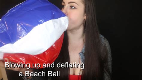 Blowing Up A Beach Ball Youtube