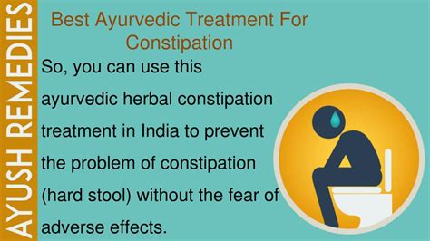 Ppt Constipation Ayurvedic Treatment In India To Get Relief Of Hard