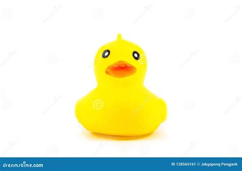 Rubber Yellow Duck Toy Isolated Stock Image Image Of Duck Baby