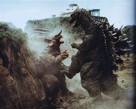 Image - GMK - Godzilla Kicking Baragon.jpg | Wikizilla, the Godzilla ...