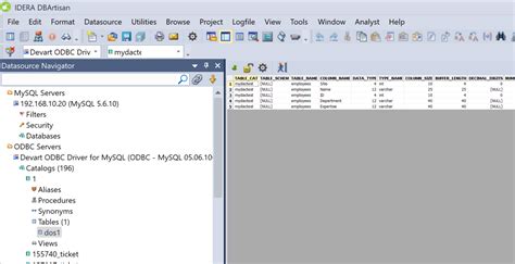 Using Odbc Drivers With Dbartisan