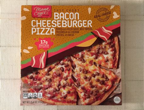 Mama Cozzi's Thin Crust bacon Cheeseburger Pizza Review – Freezer Meal ...