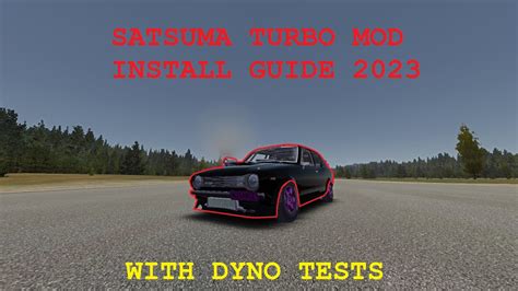 SATSUMA TURBO MOD INSTALLATION GUIDE 2023 MY SUMMER CAR YouTube