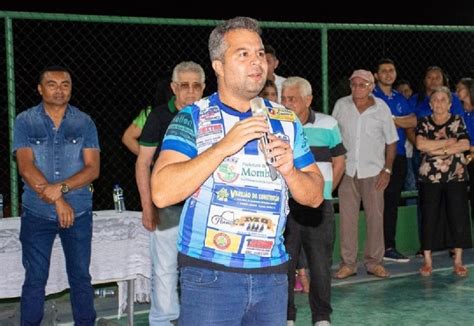 A O Em Momba A Prefeito Inaugura Quadra Poliesportiva