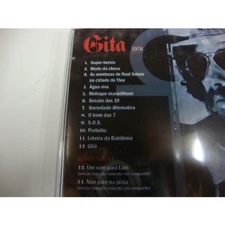 Cd Raul Seixas Gita Lacrado Original Shopee Brasil