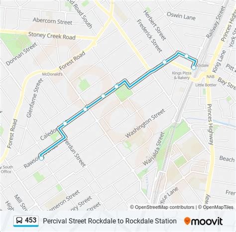 453 Route: Schedules, Stops & Maps - Rockdale Station (Updated)