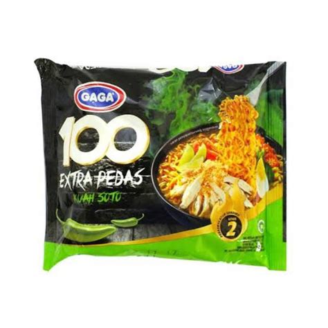 Jual Gaga Mie 100 Xtra Pedas Kuah Soto Level 2 75 Gr Shopee Indonesia