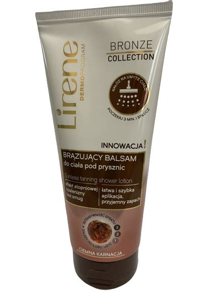 LIRENE BALSAM BRĄZUJĄCY POD PRYSZNIC CIEMNY 200ml 9418227380