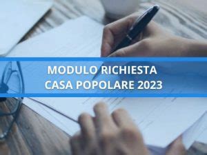 Richiesta Casa Popolare Scarica Modulo