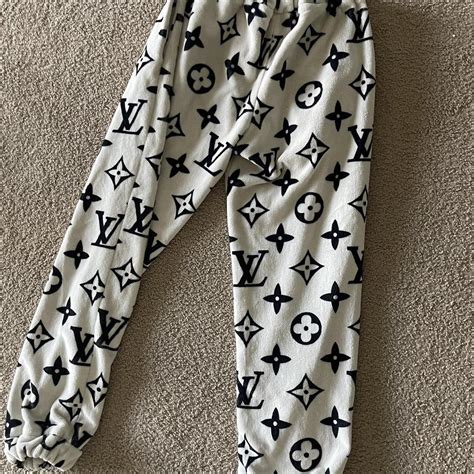 Fluffy Lv Tsuwoop Sweatpants Great Condition With Depop