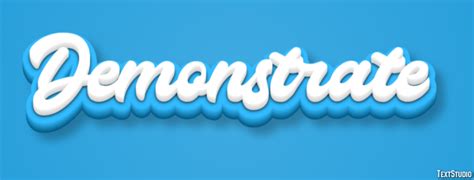 Demonstrate Text effect and logo design Word | TextStudio