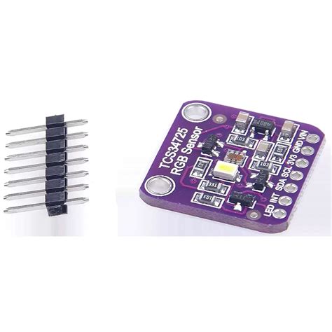 Modulo Sensor De Reconocimiento De Color Rgb Tcs34725