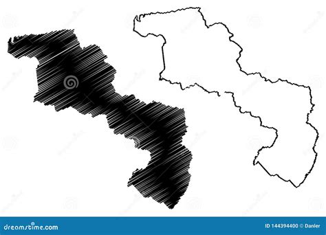 Aragua State map vector stock vector. Illustration of county - 144394400