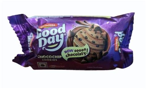 Chocolate Britannia Good Day Chocochips Biscuit Packaging Type Packet