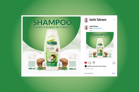 Shampoo Social Media Post Behance