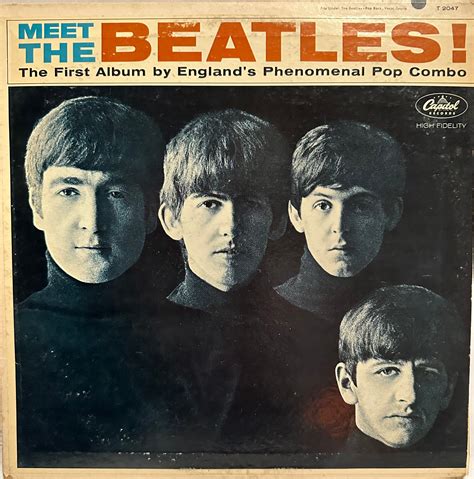 The Beatles Meet The Beatles First Album Vinyl Album Lp T 2047 Capitol Records Recorded In