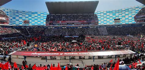 Antorcha Campesina Abarrota El Estadio Cuauht Moc Para Celebrar Su