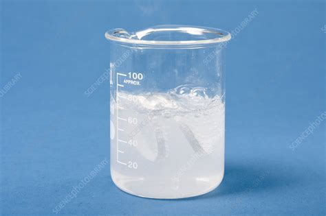 Magnesium Reacting With Acid Stock Image C039 1057 Science Photo