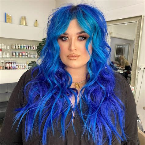 Blue Hair Vibez 🌊 Blue Hair Hair Long Hair Styles