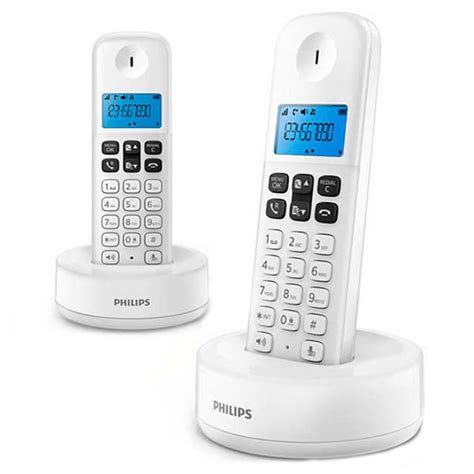 2 db vezetékes telefon készlet Philips Wireless Landline D1612W fehér