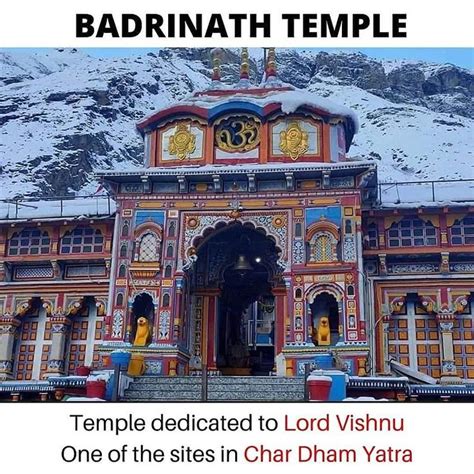 Vibe Indian On Instagram Badrinath Temple Or The Badrinarayan