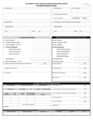 Fillable Online File Lacounty Payment Request Form Los Angeles County