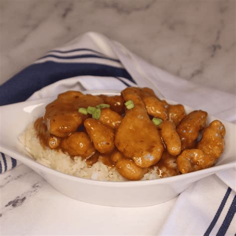 Air Fryer Frozen Sesame Chicken Fork To Spoon