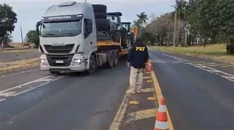 PRF detém dois caminhoneiros acusados de embriaguez ao volante em