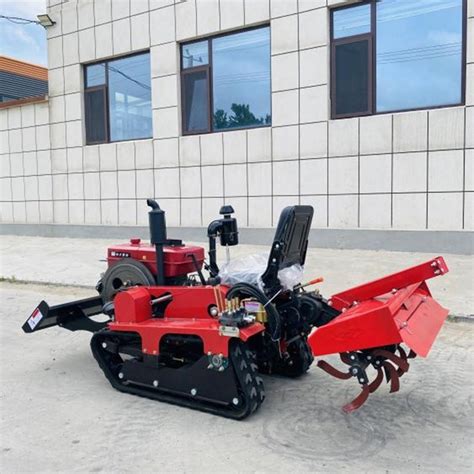 Rotary Tiller Crawler Tractor Hp And Hp For Rice Paddy Field