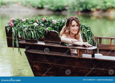 A Boat Trip For A Guy And A Girl Along The Canals And Bays Of The River