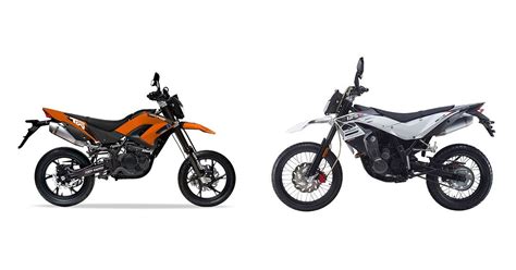 Motorrad Vergleich Ksr Moto Tw Sm Vs Ksr Moto Tr X