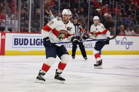 Barkov Sets Panthers Points Mark In 5 2 Win Over Red Wings