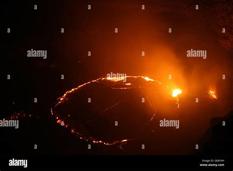 Volcano Erta Ale in Ethiopia Stock Photo - Alamy