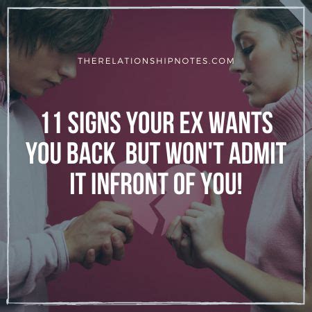 11 Signs Your Ex Wants You Back What To Do Relationship Notes