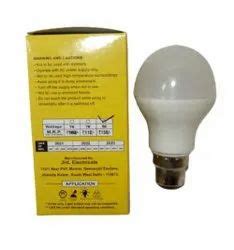 Round Cool Daylight 9W Ceramic LED Bulb For Indoor Base Type B22 At