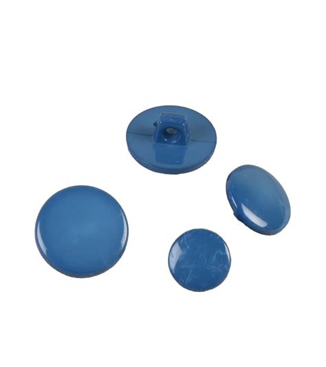 Lot De Boutons Queue Nylon Recyl Bleu P Trole Mymercerie