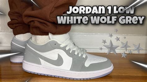 Jordan 1 Low Wolf Grey Review On Feet THESE ARE FIRE YouTube