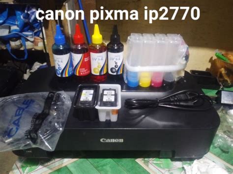 CANON PIXMA MP287 INKJET PHOTO PRINTER Converted To Ciss 3IN1 PRINTER