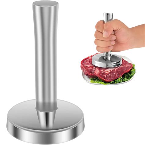 Austok Meat Tenderizer Meat Hammer Mallet Stainless Steel Meat ...