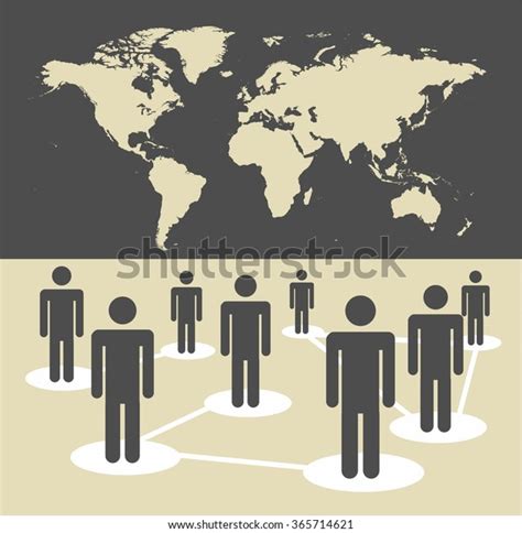 Social Media Network Connection Concept On Stock Vector Royalty Free