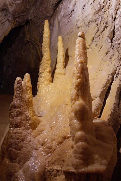 Stalagmites in cavern stock photo. Image of nature, deposited - 2374048