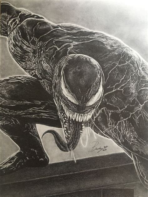 Venom graphite pencil | Dibujos marvel, Dibujos realistas, Dibujos ...