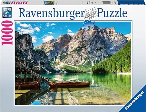 Ravensburger Puzzle Lago Di Braies Dolomiti Esclusiva Amazon 1000