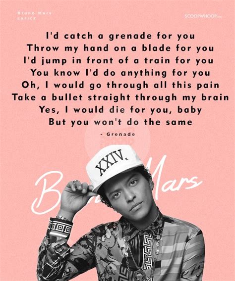 15 Bruno Mars Lyrics That Prove Why He Is The Current Generations