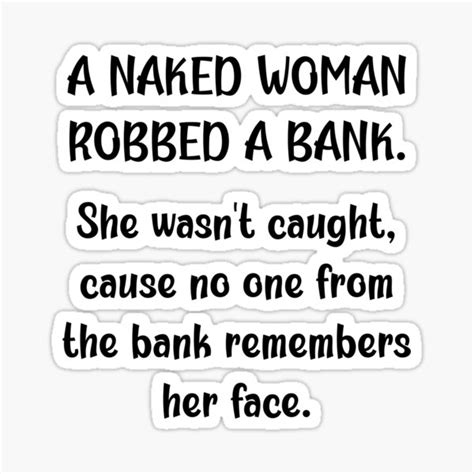 Naked Bank Robber No Face No Case Sticker For Sale By Artvia Redbubble