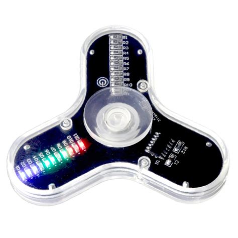 DIY Fidget Top Kit Eletr Nico Luz LED Girosc Pio Pr Tica De Projeto