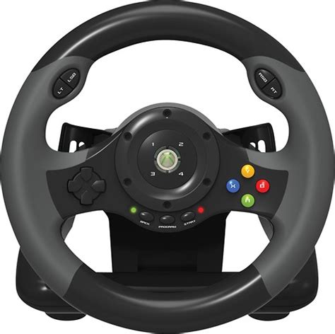 Best Buy: Hori Racing Wheel EX2 for Xbox 360 Black HX3-71U