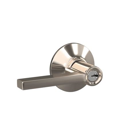 Schlage Custom Latitude Polished Nickel Plymouth Trim Keyed Door Lever F51a Lat 618 Ply The